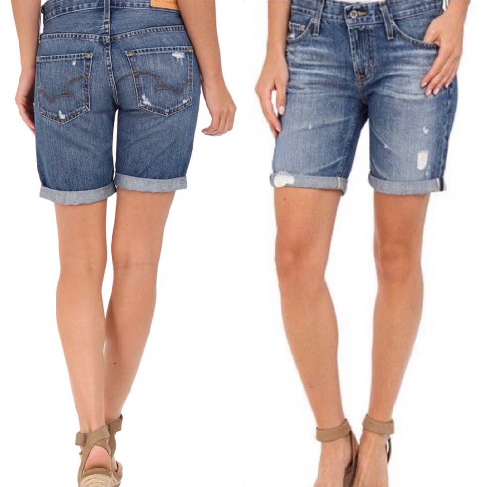 {BIG STAR} Joey | Boyfriend Short Distressed Denim